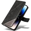 XINNI Cover per Honor 200 Smart Custodia, Cellulare Libro Antiurto Flip Pelle PU/TPU, Portafoglio Flip Magnetica Case, Nero