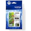 BROTHER LC-422VLVALDR BLACK CYAN MAGENTA AND YELLOW INK CARTRIDGES MULTIPACK