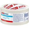 Tesa Nastro adesivo imballaggio Tesa Basic rumoroso - 50 mm x 66 m - trasparente (conf. 6)