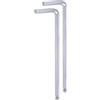 QUARKZMAN 2pz Chiave Esagonale Brugola Testa Sferica 6mm Metriche Braccio Lungo Forma L Strumento Riparazione Acciaio al Cromo Vanadio per Riparazioni Domestiche, Tono Argento