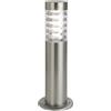 DOPO LIGHTING - faro giardino GALLERNA (H.45cm) - fari esterni giardino - IP44 inox aisi 304 E27 18W - faro LED - lampioni esterno giardino - lanterne giardino esterno