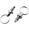 TopHomer 2 bulloni di bloccaggio con anello di trazione, perno a molla in acciaio inox, perno di sicurezza retrattile per elettrodomestici (M10)