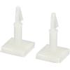 PATIKIL Adesivo Distanziatore, 30pz Inverso Montaggio Isolamento Staffa Isolamento Colonna PCB Spaziatore 0.56 Supporto Altezza, Bianco
