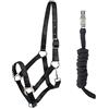 PFIFF 102931 - Set di cavezza e maglia con cavezza in plastica, colore: Nero