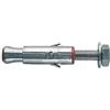 Fischer Tasselli in Acciaio per Carichi Pesanti SLM 6 V con Vite Bullone Testa Esagonale, Diametro Ancorante 12 mm, (50 Pz.)