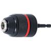 BGS 74470 | Mandrino a serraggio rapido | versione in metallo | attacco esagono esterno 6,3 mm (1/4) x 20 UNF | 1,5 - 13 mm