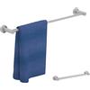 HOMOTEK Barra portasciugamani da bagno regolabile da 35,5 cm a 61,5 cm, porta asciugamani singolo, montaggio a parete, gancio per asciugamani per bagno, cucina (confezione da 1, acciaio inossidabile