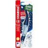 STABILO EASYoriginal - Penna Roller Ergonomica - per Mancini - 3D DreamWorld Edition - Blu - Cartuccia Blu inclusa