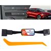 NSLUMO 1x Auto Start Stop Disattivatore/Disattivatore/Cancellatore/Eliminatore per 2012-2024 Seat Leon, Ibiza, Ateca, Arona - Stop Start Engine System Canceler Device Cable