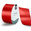 Vaessen Creative Nastro di Raso Rosso - Nastro Colorati 20 m x 50 mm per il Fai-da-te - Decorazioni Matrimonio - per Regali e Segnalibri