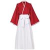 COSDREAMER Set di kimono da uomo con vestaglia Tongma Comics Geisha giapponese Yukata con volant (UK, Alpha, XXL, regolare, bianco e verde)