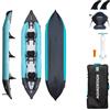 Kayak AQUADESIGN Koloa 400 - kayak gonfiabile 3 posti - opzione: set base
