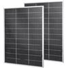 VEVOR Pannelli Solari Bifacciali 2 pezzi da 100 W, Modulo Fotovoltaico Monocristallino di Tipo N Pannello Solare con Uscita MC4 Telaio in Alluminio, Impermeabile IP67 per Auto, Barca, Camper