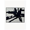 Agave Quadro dipinto a mano con cornice in legno Omaggio A Kline