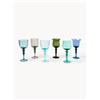 Bitossi Home Set di 6 bicchieri da vino in vetro soffiato Diseguale