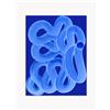 Paper Collective Poster Blue Brush