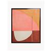 HKLIVING Quadro dipinto a mano con cornice Roseate Hues