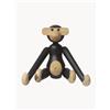KAY BOJESEN Oggetto decorativo in legno di quercia Monkey Mini