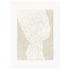 Poster and Frame Poster The Line No. 07 - Beige, Bianco