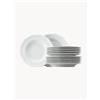 Rosenthal Servizio di piatti in porcellana Maria White, 6 persone, set da 12 -