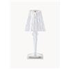 Kartell Lampada da tavolo portatile a LED con batteria Battery, alt. 30 cm