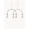 Maytoni Lampada a sospensione grande Antic - Oro, Bianco