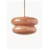 Westwing Collection Lampada a sospensione in vetro opale Baya - Rosa