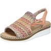 Rieker Women's V1241 Sandal, multicolore, 41 EU