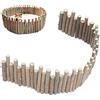 Zerodis Ponte in Legno di Criceto, Nascondere in Legno Flessibile, Recinzione Porta, Piattaforma di Arrampicata In piedi, Accessori per Gabbia per Topo, Gerbilla, Decorazione Habitat Giocattoli Masticare