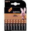 Duracell 16X Duracell AAA Plus (1 Blister Da 16 Batterie) 16 Pile Mini Stilo (LR03/MN2400)