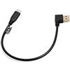 System-S Cavo USB-C da 28 cm USB 3.1 tipo C maschio a USB A 2.0 90 gradi a sinistra angolare maschio
