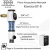 Kinetico KF-B Prefiltro semiautomatico 1-1/4 40µ con manometro