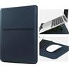 HoYiXi 13.3'' Laptop Custodia Sleeve Case Pelle Compatibile con MacBook Air 13 M1 2021-2018/MacBook Pro 13 2021-2016/Surface Pro 8/Surface Go 3 13-13.3'' Dell Lenovo HP ASUS Acer HUAWEI PC, Blu
