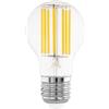 Eglo Lampadina a LED E27, classe energetica A, a risparmio energetico, 4,9 watt, 1055 lumen, luce bianca calda, 3000 kelvin, lampadina A60, Ø 6 cm