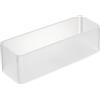 YAMAZAKI 3646 TOWER Stackable Organizer L Deep X2 Set, white, PS Resin, 8 x 24 x 7.2 cm