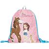 Seven Elettra Lamborghini Sacca Zaino Scuola, Rosa, Glamour, Sakky Bag Con Coulisse e Foro Anti Soffocamento, Scuola Materna, Bambina