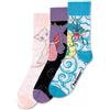 Pokémon Crew Socks Uomo Calzini multicolore EU 43-46 80% cotone, 18% poliammide, 2% elasthane