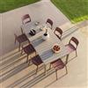 Nardi Set tavolo Tevere 147 Extensible con 8 Cassia Bistrot