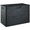 TOOMAX - Baule Multibox 160 litri antracite Woody's - h53x77,5x44,5 cm