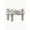 STOFF Nagel Portacandele Stoff Nagel - Argento