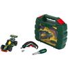 Theo Klein 8395 Set Valigetta degli Attrezzi Bosch Grand Prix con Avvitatore a Batteria Ixolino, Auto da Corsa, Dimensioni- 32 cm x 26 cm x 9 cm, Giocattolo per Bambini a Partire dai 3 Anni di età