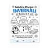 Libro di giochi e disegni invernali per bambini 2-4 anni - Disegni da colorare + Giochi educativi PDF da scaricare e stampare