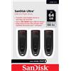 Sandisk Pendrive 64GB Western Digital Ultrastar SanDisk Ultra Usb-A 3.2 Gen 1 130MB/s Nero [SDCZ48-064G-G46T]