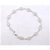 4.4 GM 925 Argento Sterling Naturale Arcobaleno Luna Gemma Bracciale Size 20.8cm