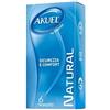 PERFETTI VAN MELLE ITALIA Srl PROFILATTICO ANSELL AKUEL BY MANIX NATURAL B 6 PEZZI