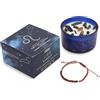 Ancient Wisdom Candela Segni Zodiacali con Gemme, Bracciale Incluso, Lievemente Profumata, Idea Regalo (Leone)