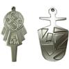 OEM Tardis KEY Scale 1: 1 Doctor Dr Who Props (Argento)