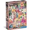 Clementoni - Puzzle 1000 Pezzi per Adulti e Ragazzi, Special Series, Tema Massimalismo Fashion & Design, Compact Box con Poster Incluso, Idea Regalo Uomo e Donna, Made in Italy, 70x50 cm, 37071