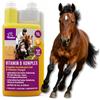 EMMA Vitamina B Complex Horse 1L Liquid I Vitamina B altamente dosata per cavalli e pony con vitamina B1 B2 B6 B12 vitamine I Il complesso di vitamine B supporta la muscolatura il metabolismo nervoso