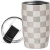 Simple Modern Tazza Termica Caffe con Coperchio a Ribalta | Tazza Viaggio Caffè Freddo Termica in Acciaio Inossidabile Isolata | Regali per Donne & Uomini | Voyager | 350ml | Checkmate